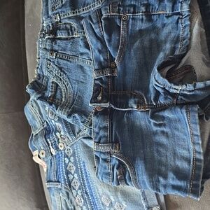 Girls jean shorts